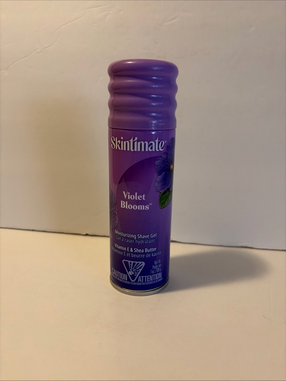 Skintimate Moisturizing Shave Gel Violet Blooms 7oz Vit E & Shea Butter